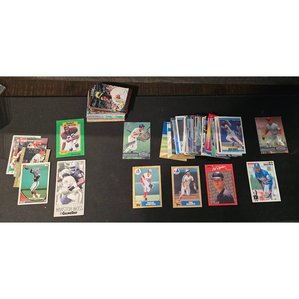 Vintage Topps Fleer Ultra, etc Baseball Football Basketball Card Lot 100+ LOOK